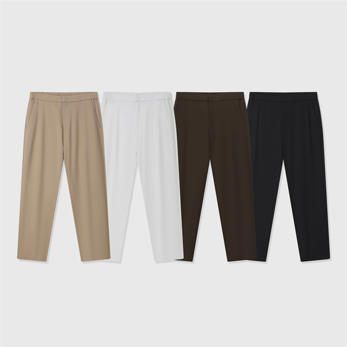 loro piana leisure city wool blend trousers